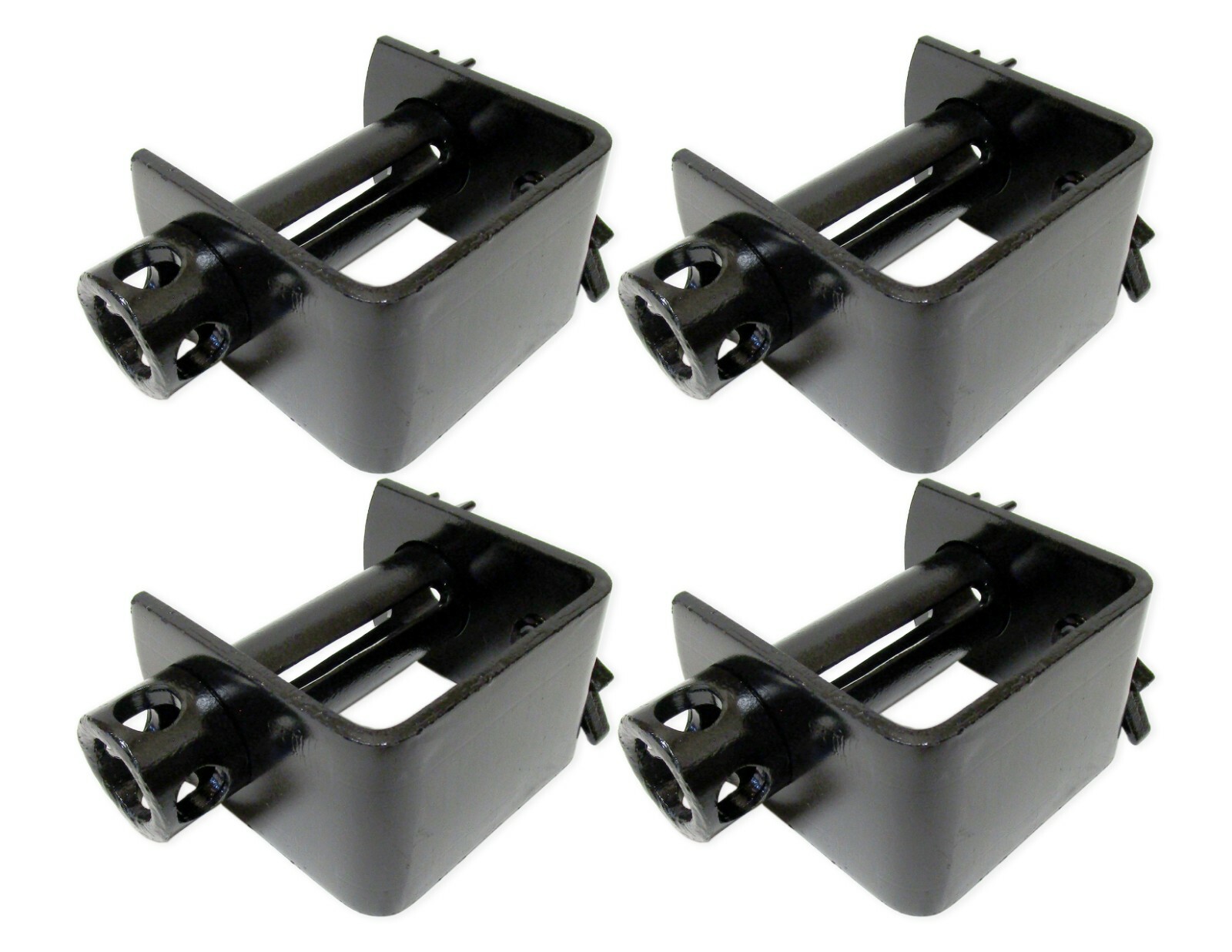 4" Weld On Truck Winch 5,000 lb WLL Flatbed Trailer Strap Winch (4 Pack)