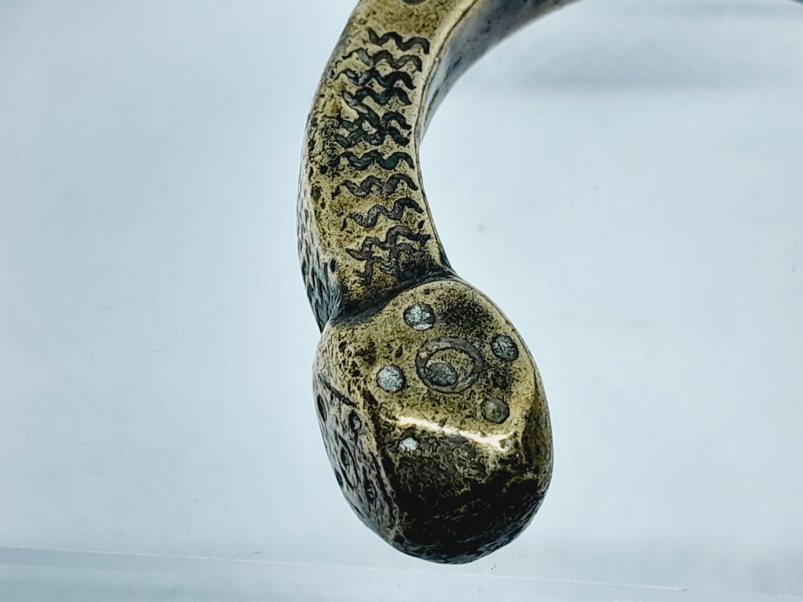 WEST AFRICIAN BRASS MONEY RING - 1800'S