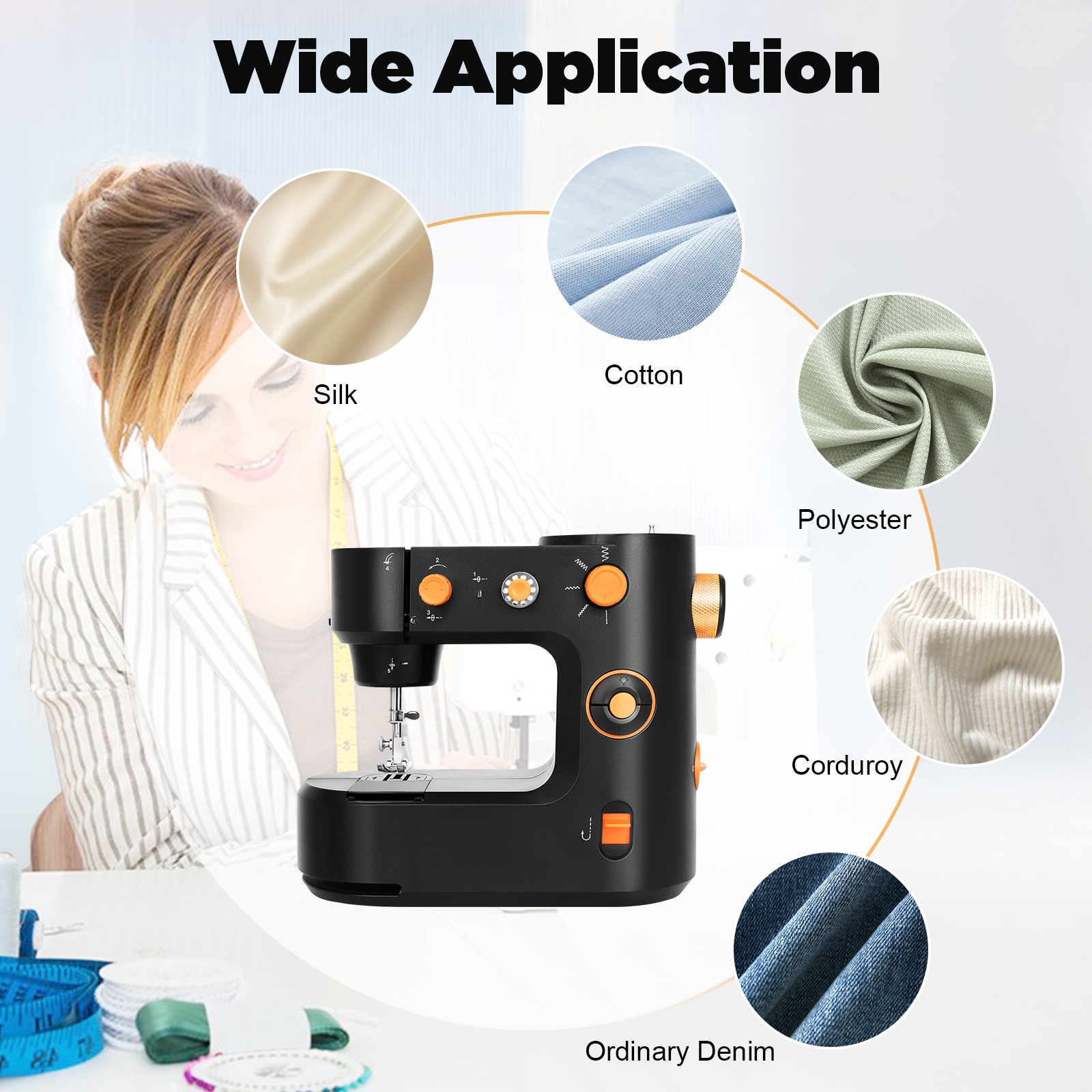 Sewing Machine, Free-Arm, Super Utility Stitch Sewing Machine