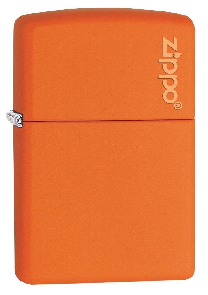 Zippo Orange Matte With Logo 231ZL