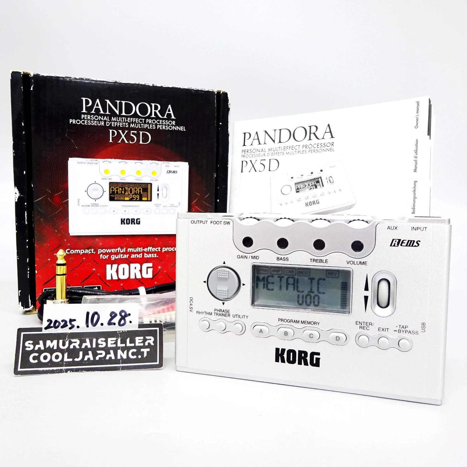 KORG PX5D PANDORA Guitar Multi Effect Processor Japan Used