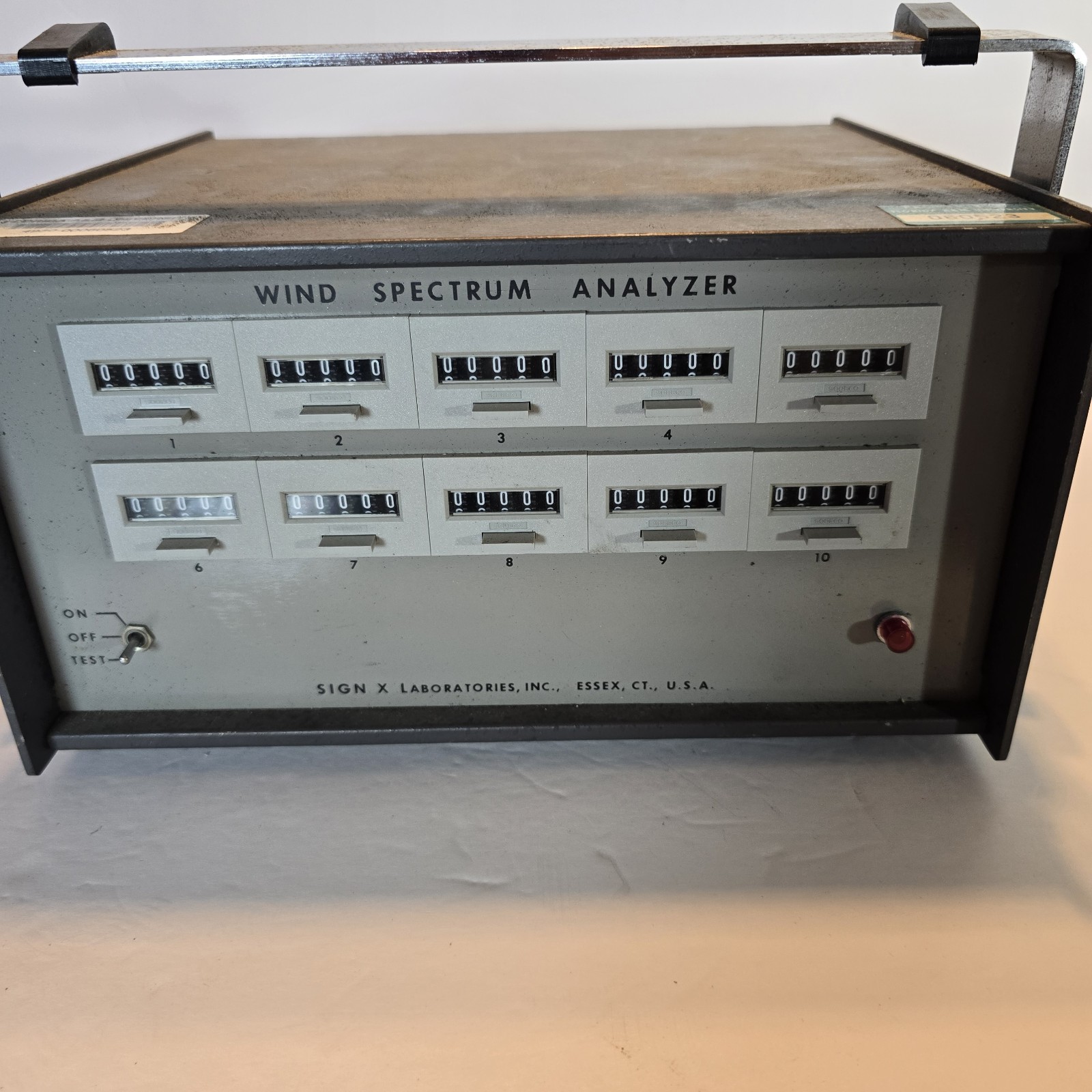 Sign X Laboratories wind spectrum analyzer UNTESTED