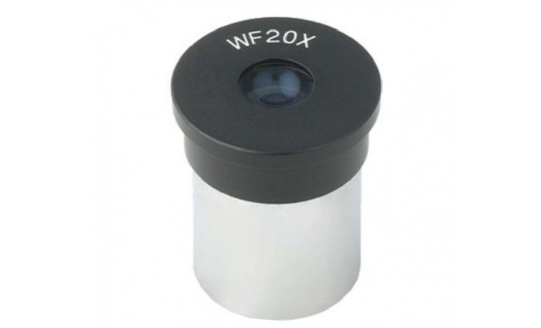 (2) AMSCOPE WF20X MICROSCOPE EYEPIECE 23MM*NEW OPEN BOX*