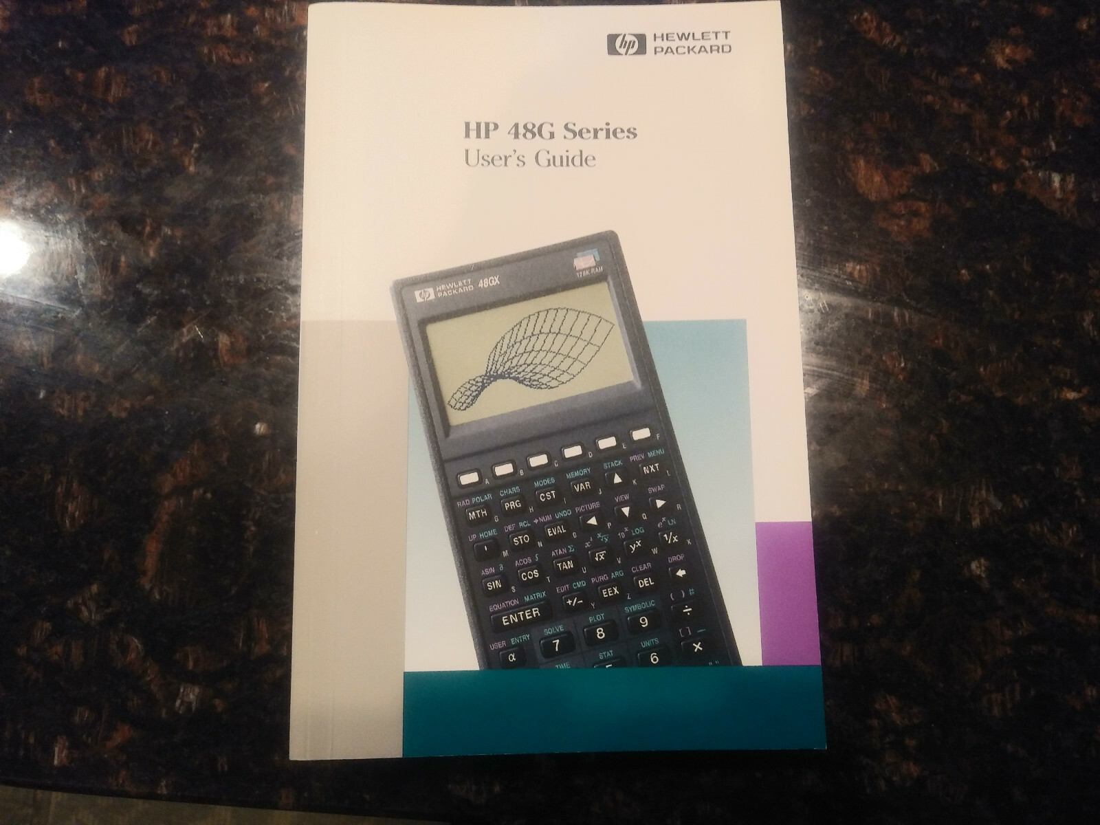Hewlett Packard HP-48G User's Guide Manual - VGC!