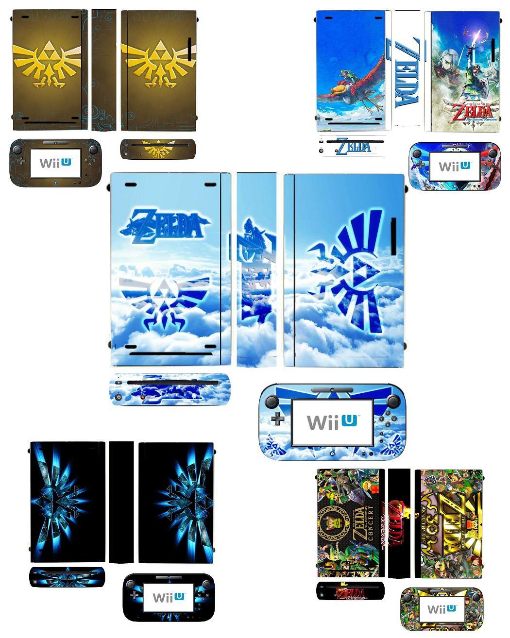 061 Skin Sticker Cover for Nintendo Wii U Console & Controller skins