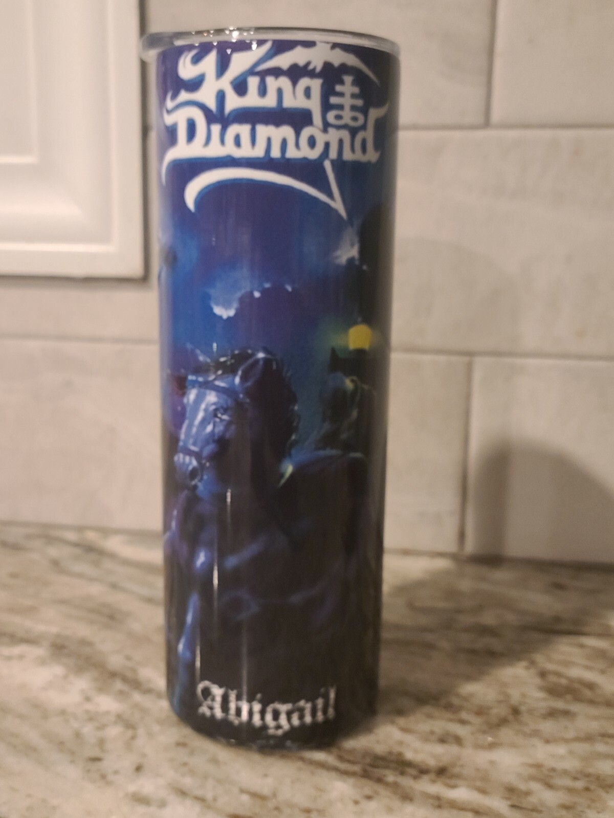 King Diamond Abigail 20 0z tumbler (can make any album image, just ask!)