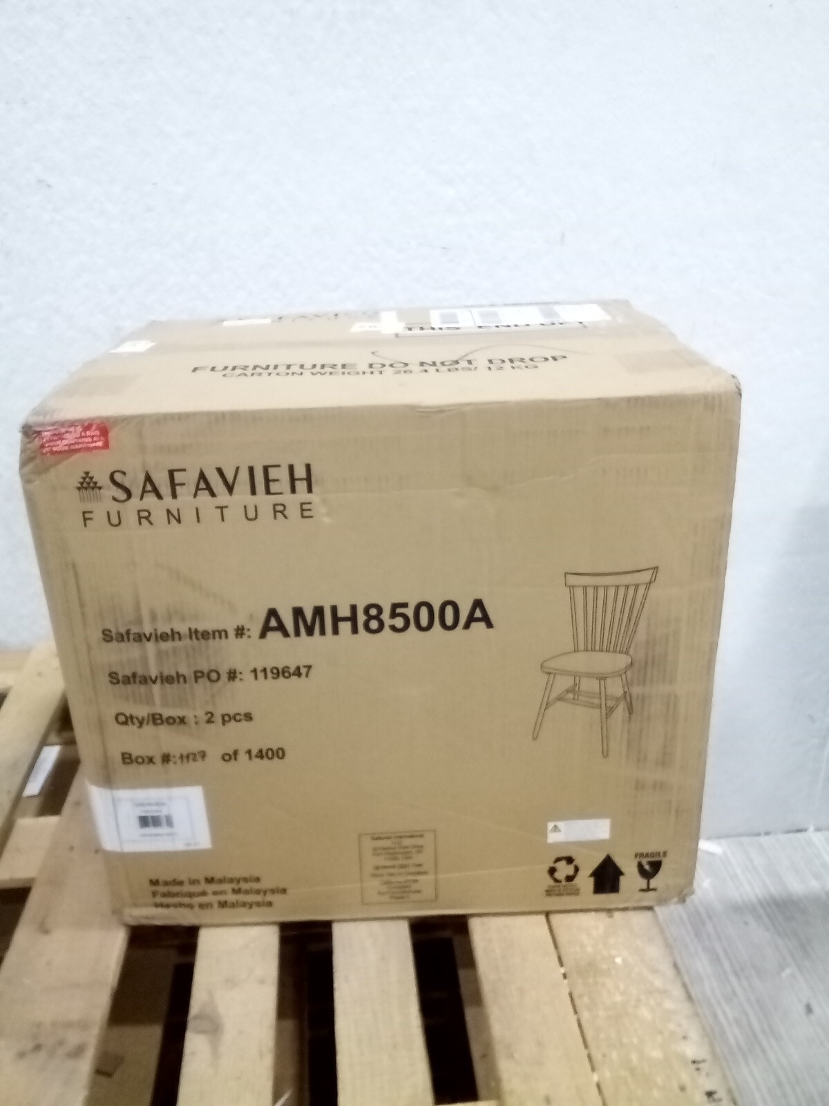 Safavieh Spindle Dining Chair ( Set Of 2), Reduced Price 2172722606 AMH8500A