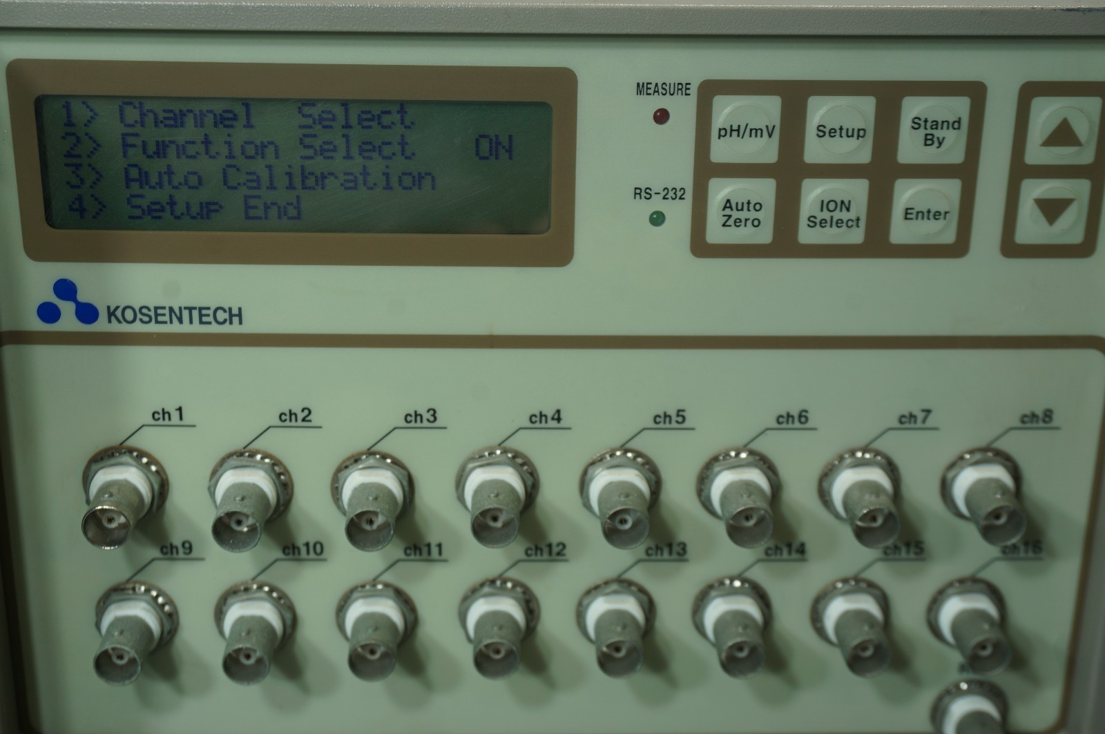 KOSENTECH KST101-1 16 Channel Multi PH / Ion meter