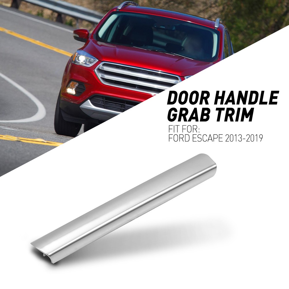 NEW For Ford Escape 13-19 Front LH Door Handle Grab Trim Molding LEFT SILVER