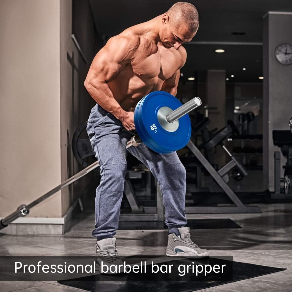 V Bar Landmine Handle Attachment for Barbell Bar, Solid Multi-Grip Landmine H...