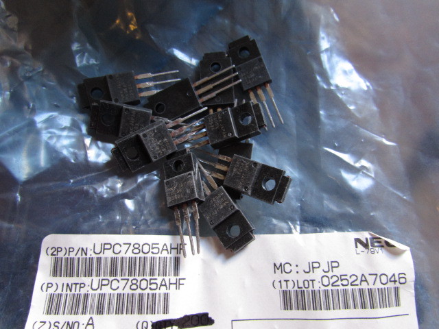 UPC7805AHF NEC Three Terminal Positive Voltage Regulator Quantity: 8 pieces USA