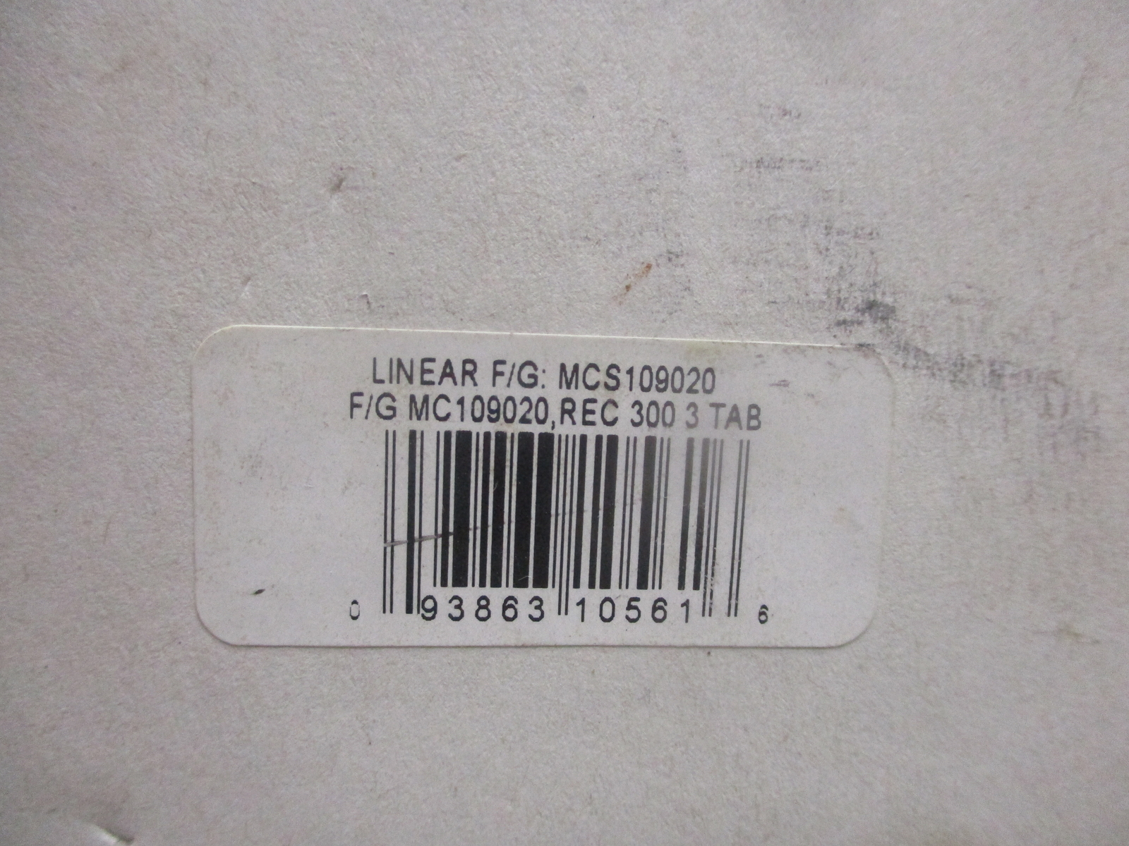 MULTICODE MCS109020 RECEIVER NSNP