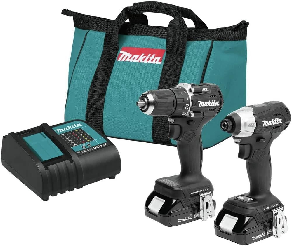 Makita CX203SYB 18V LXT® Lithium-Ion Sub-Compact Brushless Cordless 2-Pc. Combo