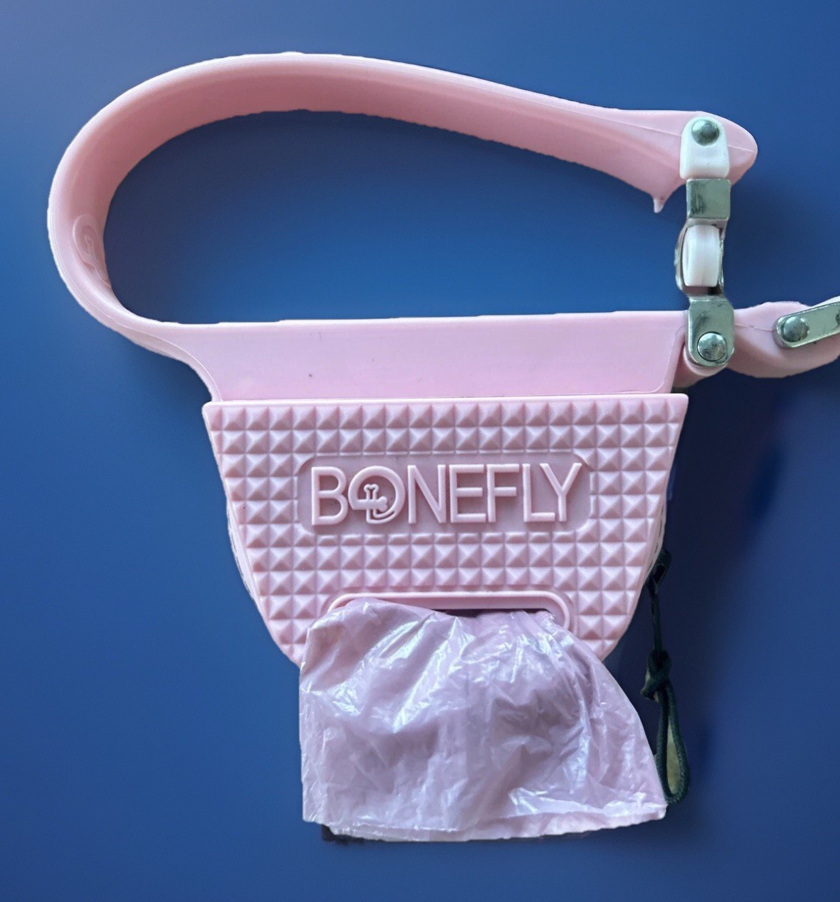 BoneFly Boneflex Barbie Pink Dog Silicone Leash, Small, Free hardware. MSRP $144