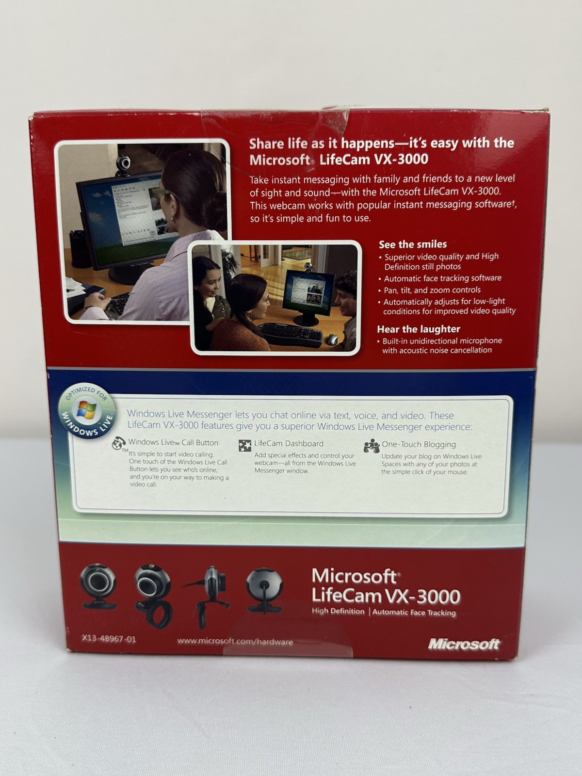 Microsoft Lifecam VX-3000 USB 2.0 Webcam New in Box