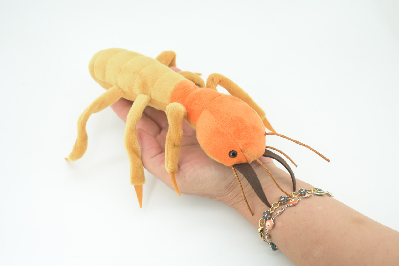 Plushy Termite Toy, Stuffed Bug, Plush Insect, Soft, Gag Gift, 10" GM05 B108