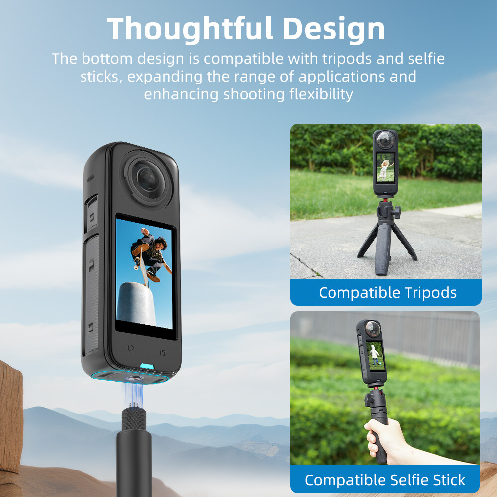 Camera Body Drop and Scratch Protection Silicone Case Accessory For Insta360 X4