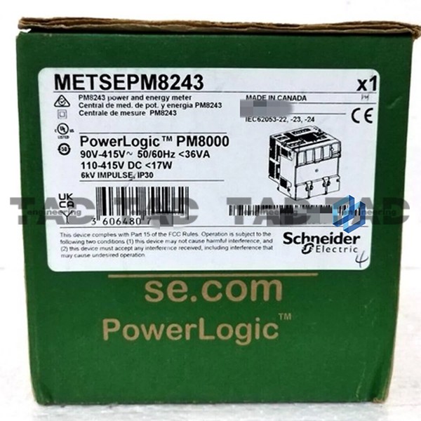 NEW Schneider METSEPM8243 Dual Ethernet Serial Communication Free Shipping