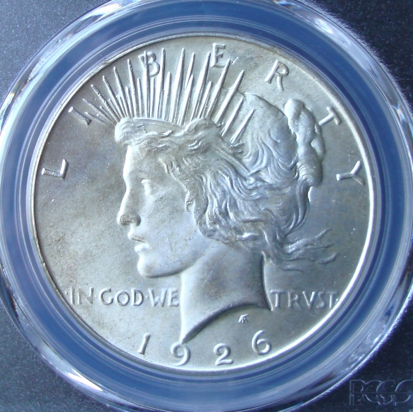 1926 Peace Silver Dollar - PCGS MS 66 - Gold Shield