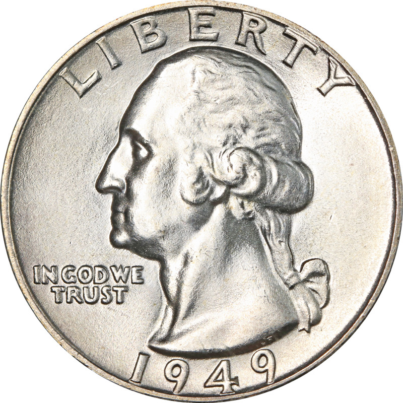 1949-P Washington Quarter - Choice