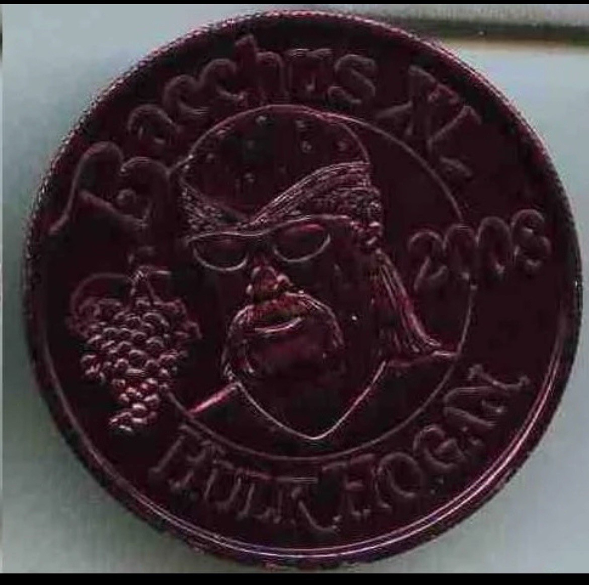 Hulk Hogan Bacchus 2008 King New Orleans Mardi Gras Doubloon