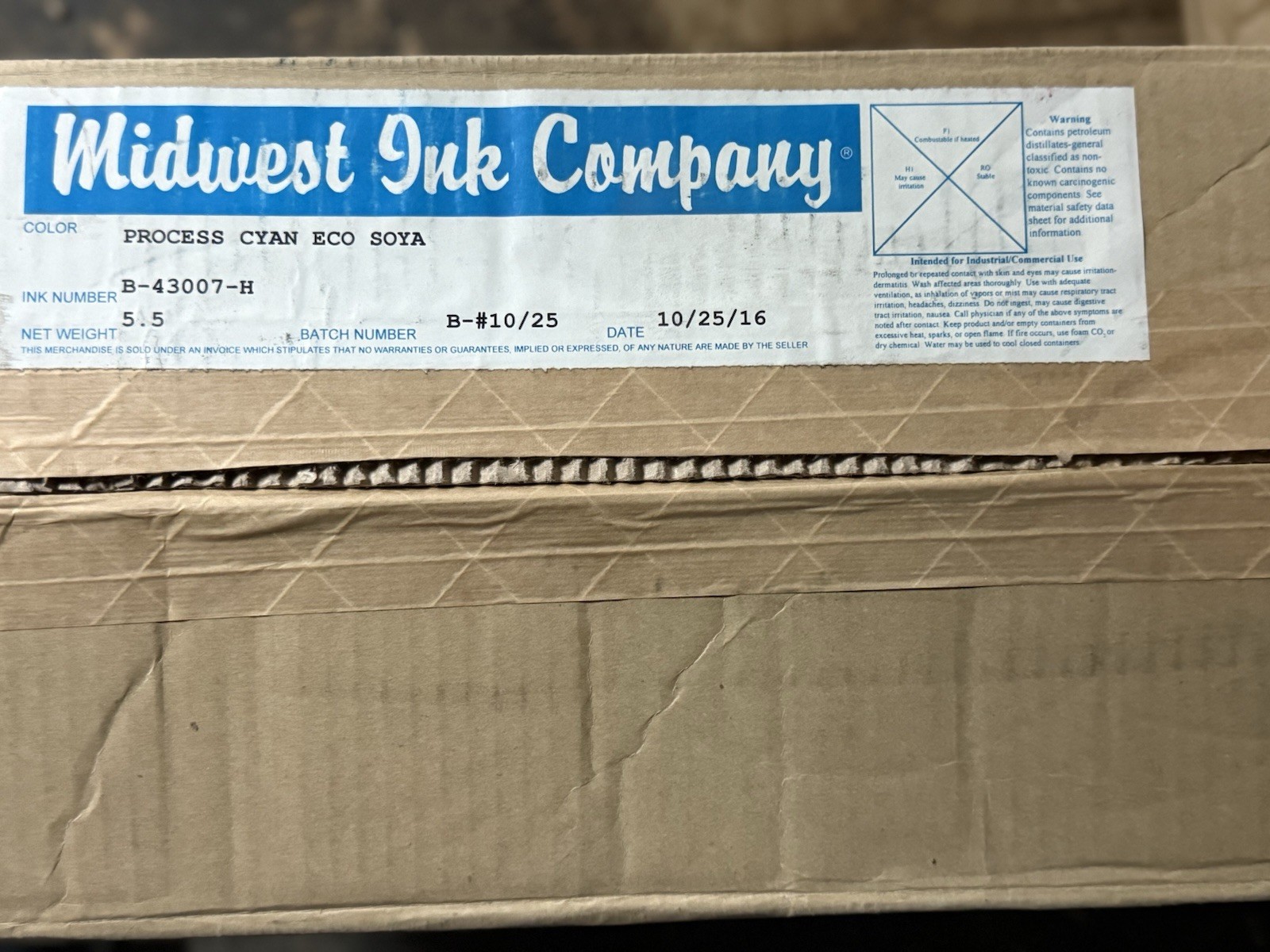 Printing Ink Offset Each Can