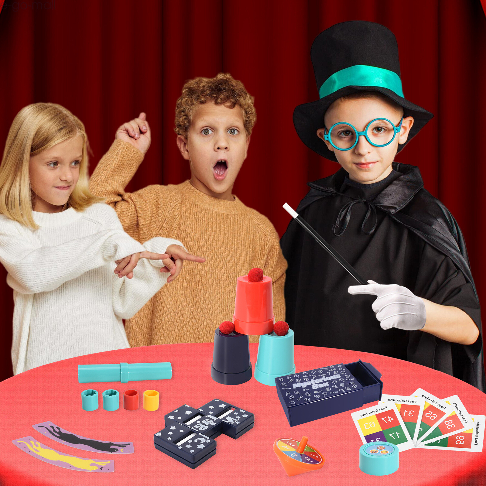 Nicella Magic Kit for Kids, 109+ Magic Tricks with Manual and Video Tutorials