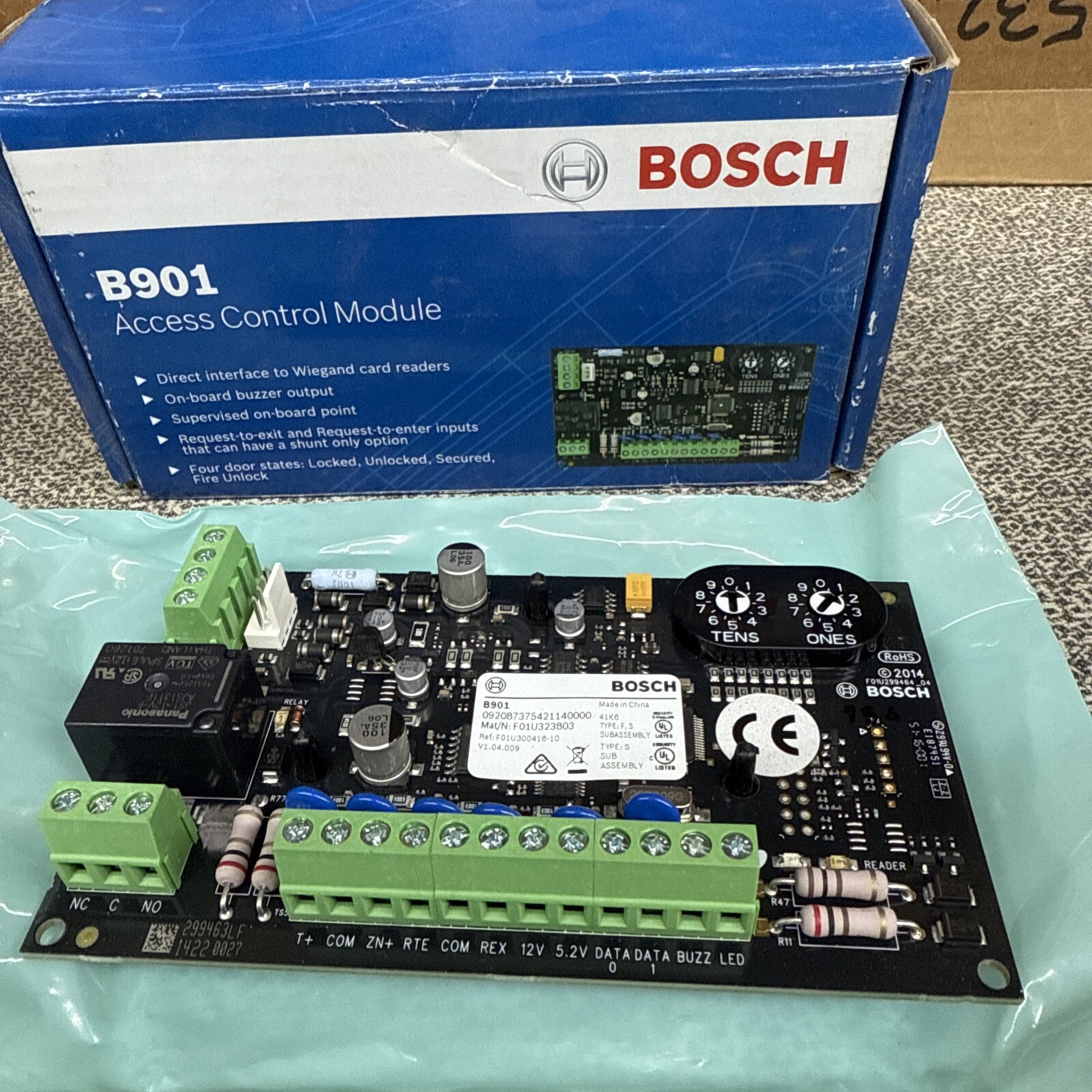 New Genuine Bosch B901 Access Control Module