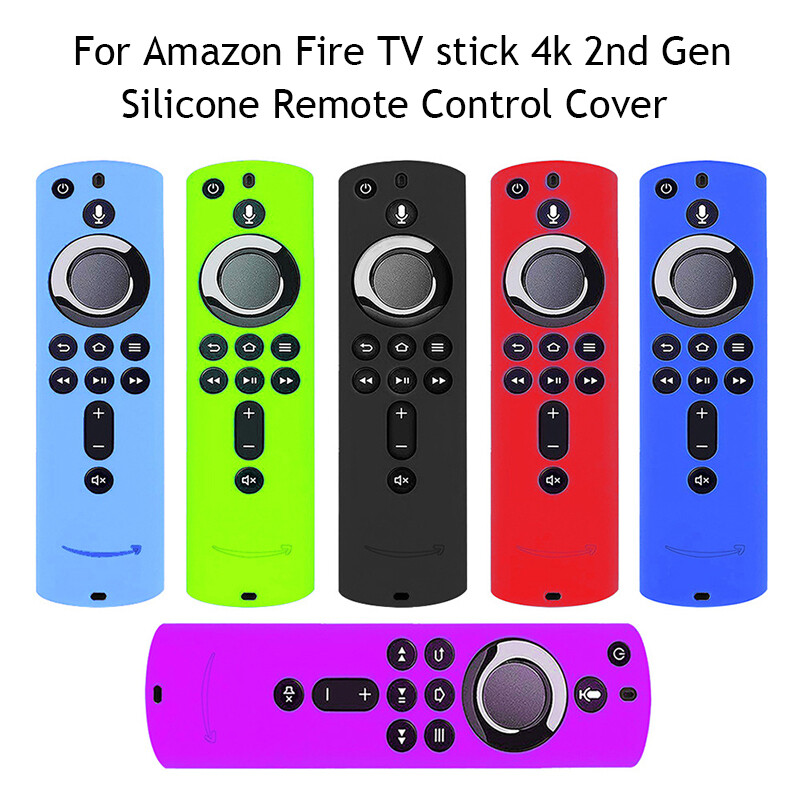 Silicone Protective Case For Amazon+Fire TV Stick 4K Replacement Remote Control