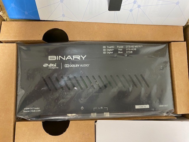Binary B-240-HD-2AC 240 Series HDMI Audio De-Embedder NEW Open Box