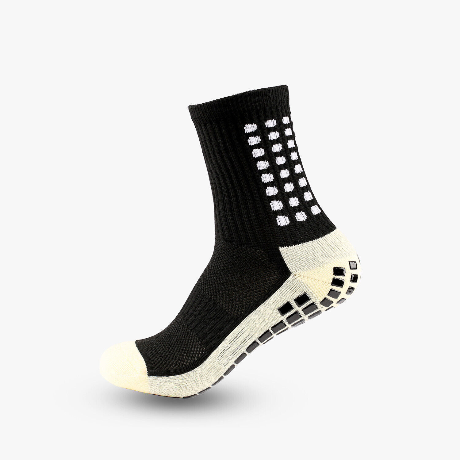 3 Pair Sport Socks Anti Slip W/ Grip Soccer Men Football Basketball Sock Premium
