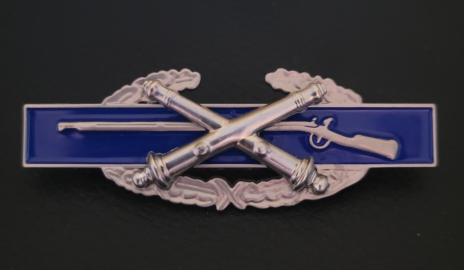 US Army First Award CIB Combat Infantry Badge FIELD ARTILLERY SILVER Custom Pin