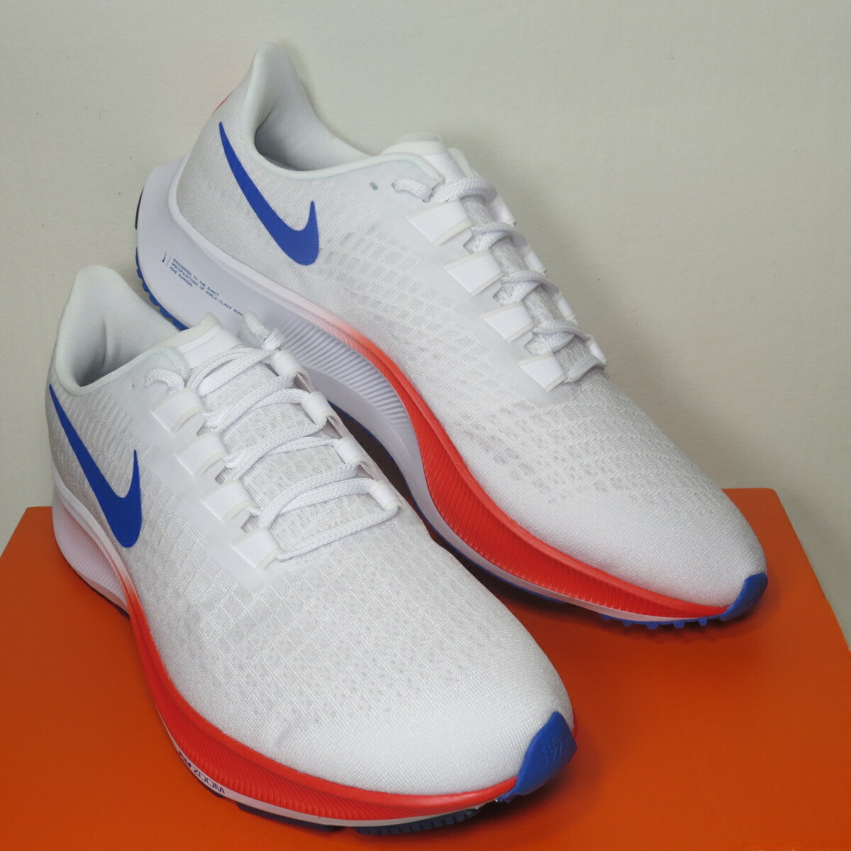 Nike Air Zoom Pegasus 37 USA Red White Blue Running DA1885-100 Mens Size 12 NIB