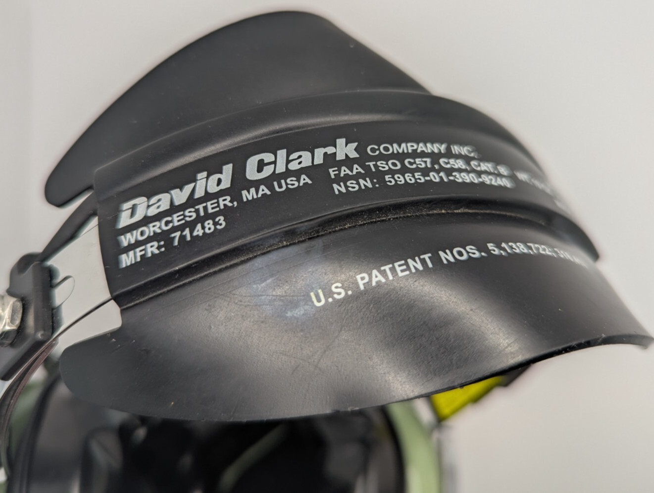 David Clark Model H10-76 Pilot Aviation Headset