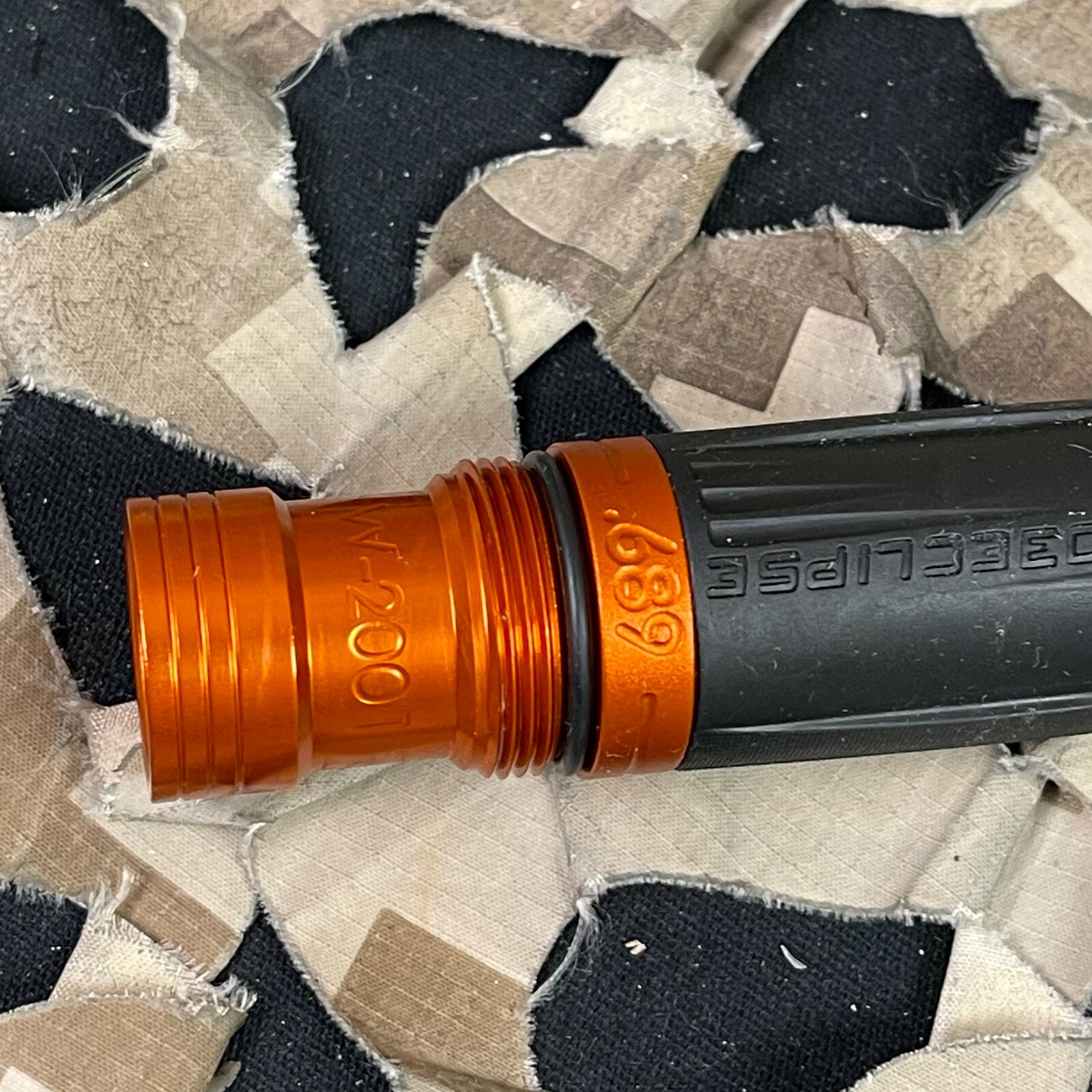 NEW Planet Eclipse Shaft FL Barrel Back - Autococker - .689-Dust Sunburst Orange