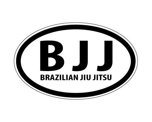 BJJ Brazilian Jiu Jitsu Mixed Martial Arts Boxing Euro Decal