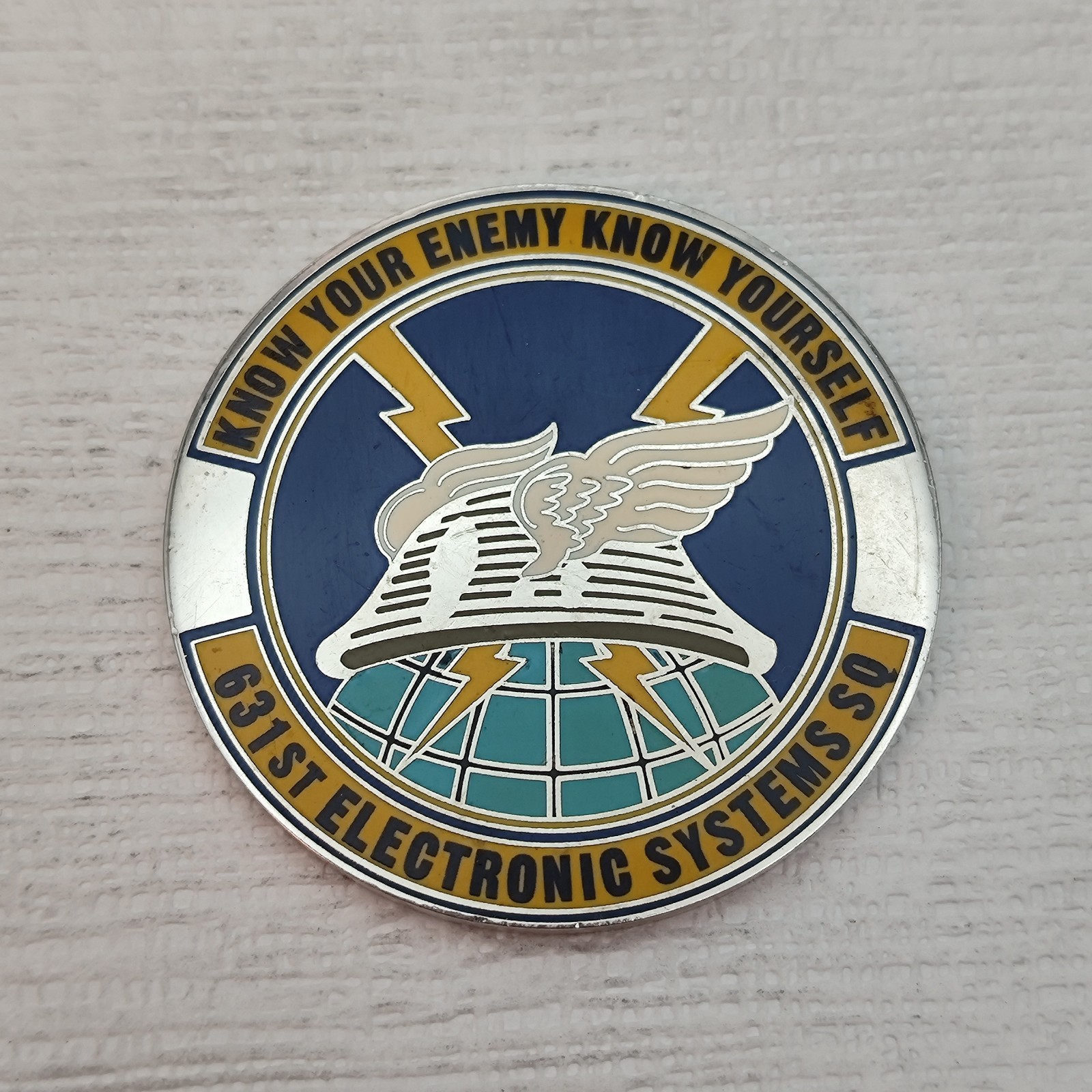 631st Electronic System Squadron Challenge Coin