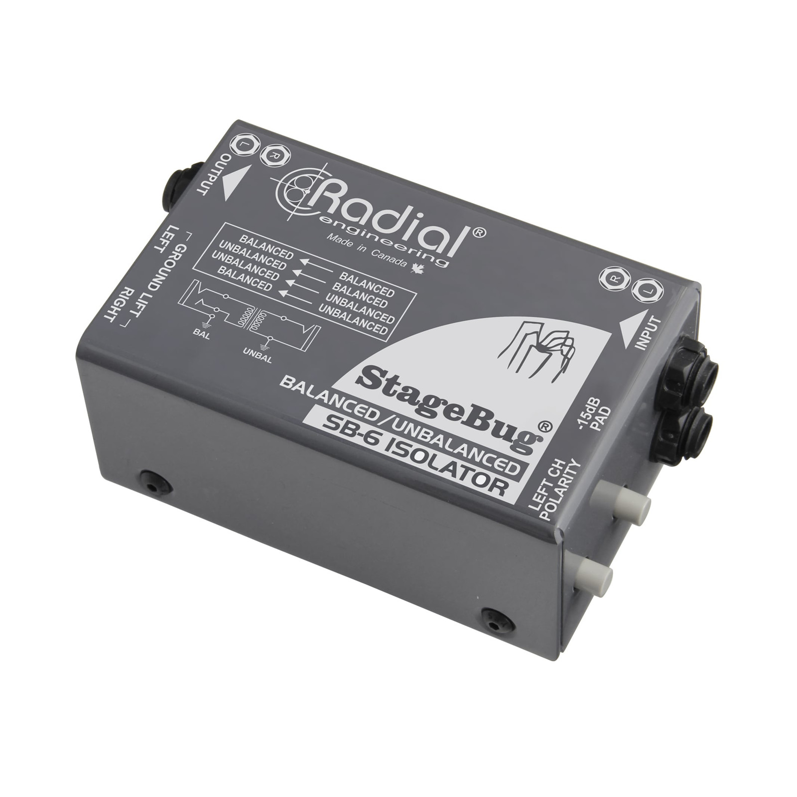 Radial StageBug SB-6 Stereo Signal Isolator