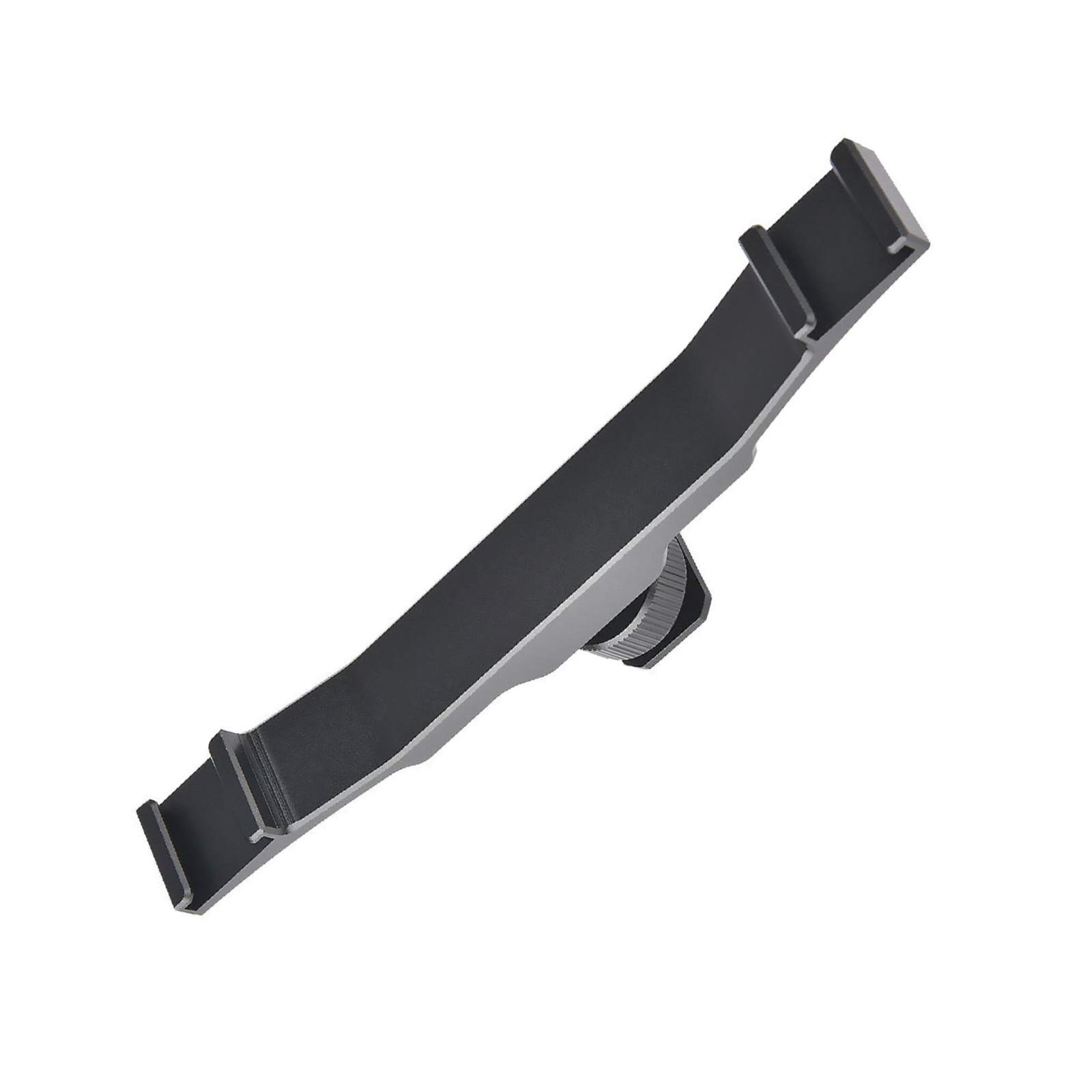 New Double Cold Shoe Bracket Holder Adapter For DSLR Camera Fill Light Mic