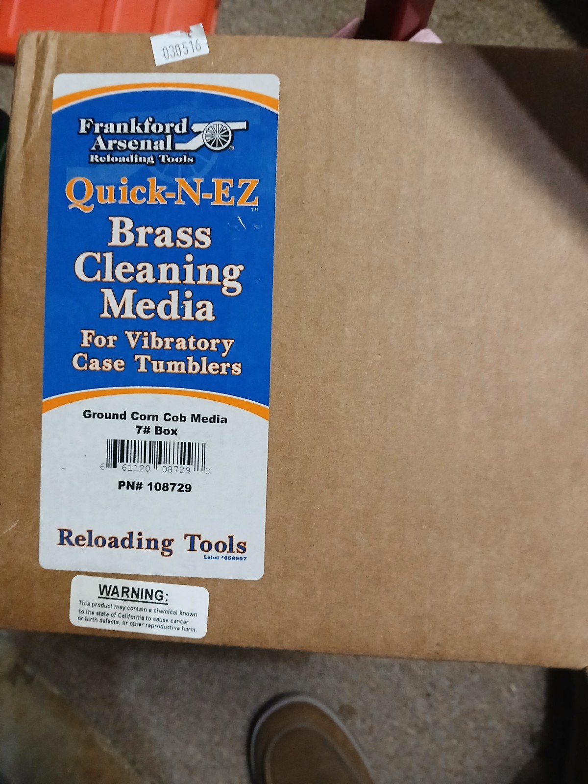 Frankford Arsenal Reloading Brass Cleaning Media Corn COB 7 LB Bag 108729