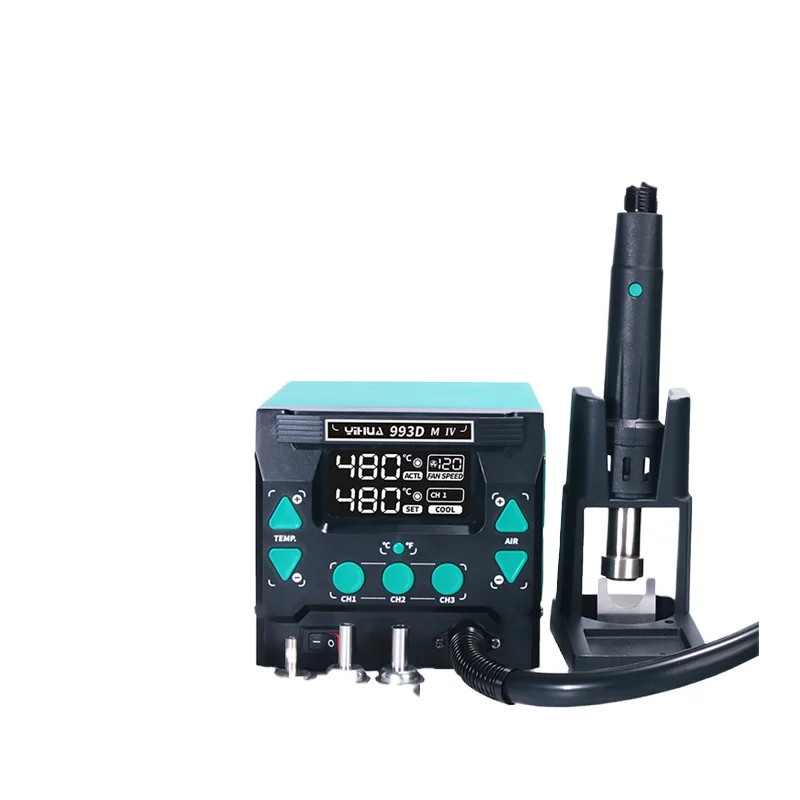 993DM Hot Air Gun Soldering Station 1000W High-Power Hot Air Desoldering Station