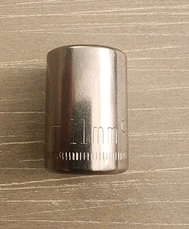 Craftsman USA 11mm Socket 6 Point 1/4" Drive Inverted G 43509