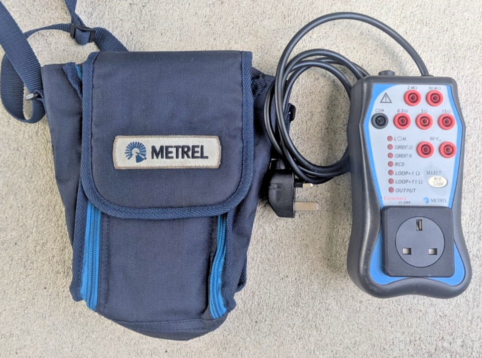 Metrel CS2099 EuroCheck Calibration Checkbox As Is Untested