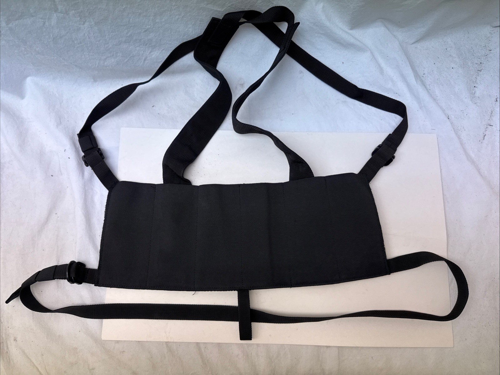 Arktis M673 COVERT ELASTICATED Magazine Chest Rig Black SAS Delta Force NSW