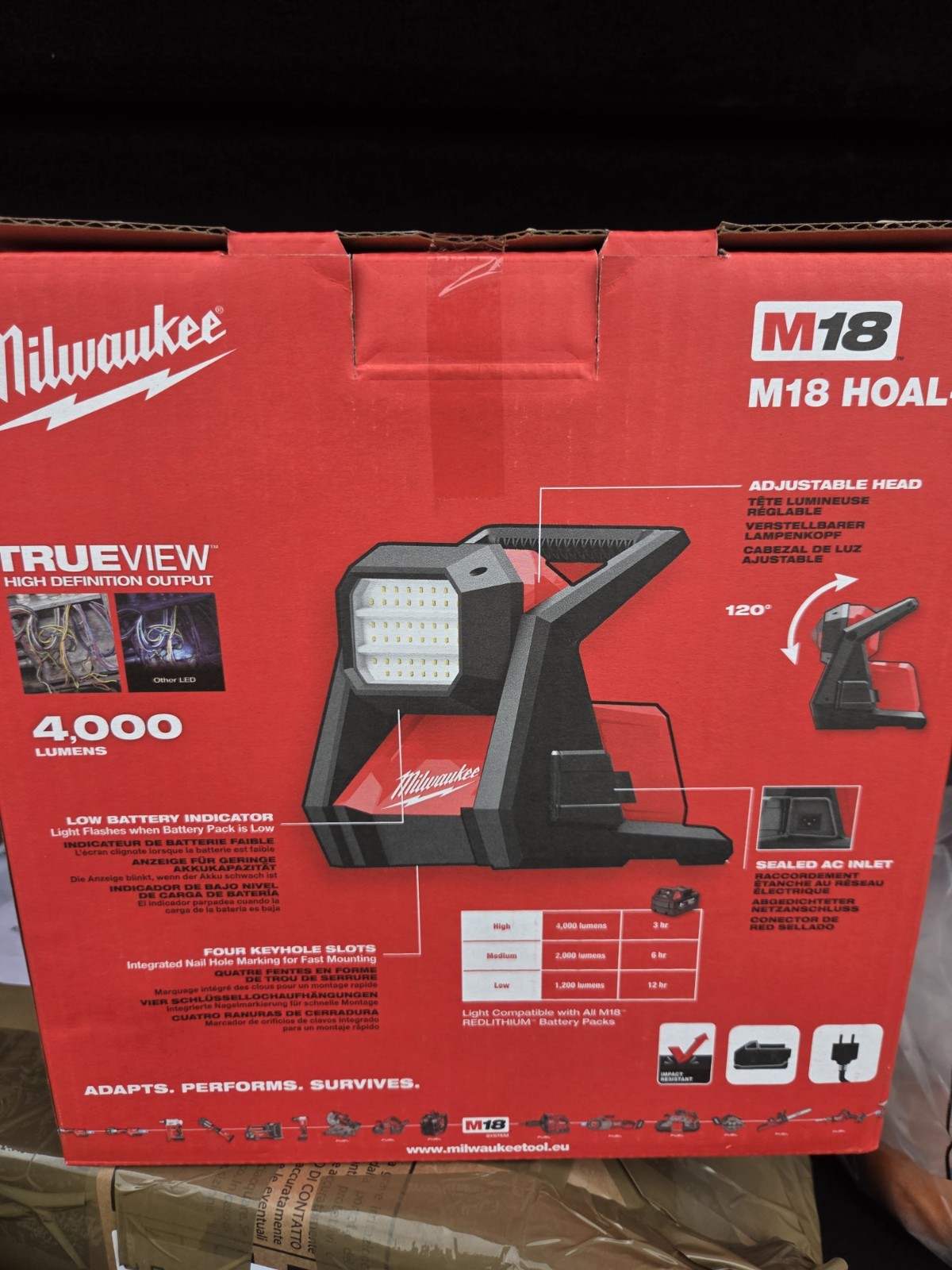 Milwaukee M18 4000 Other Performance LED Headlight