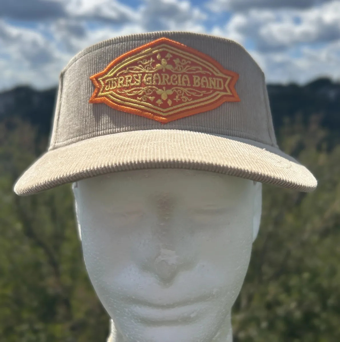 Jerry Garcia Band Cord Visor - Khaki / Orange