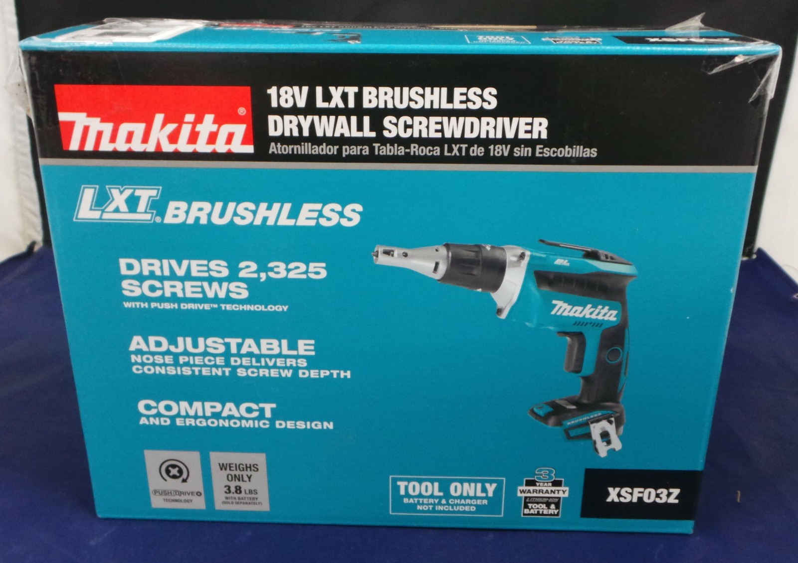 MAKITA XSF03Z LXT Brushless Lithium-Ion Drywall Screwdriver Push Drive Gun NEW