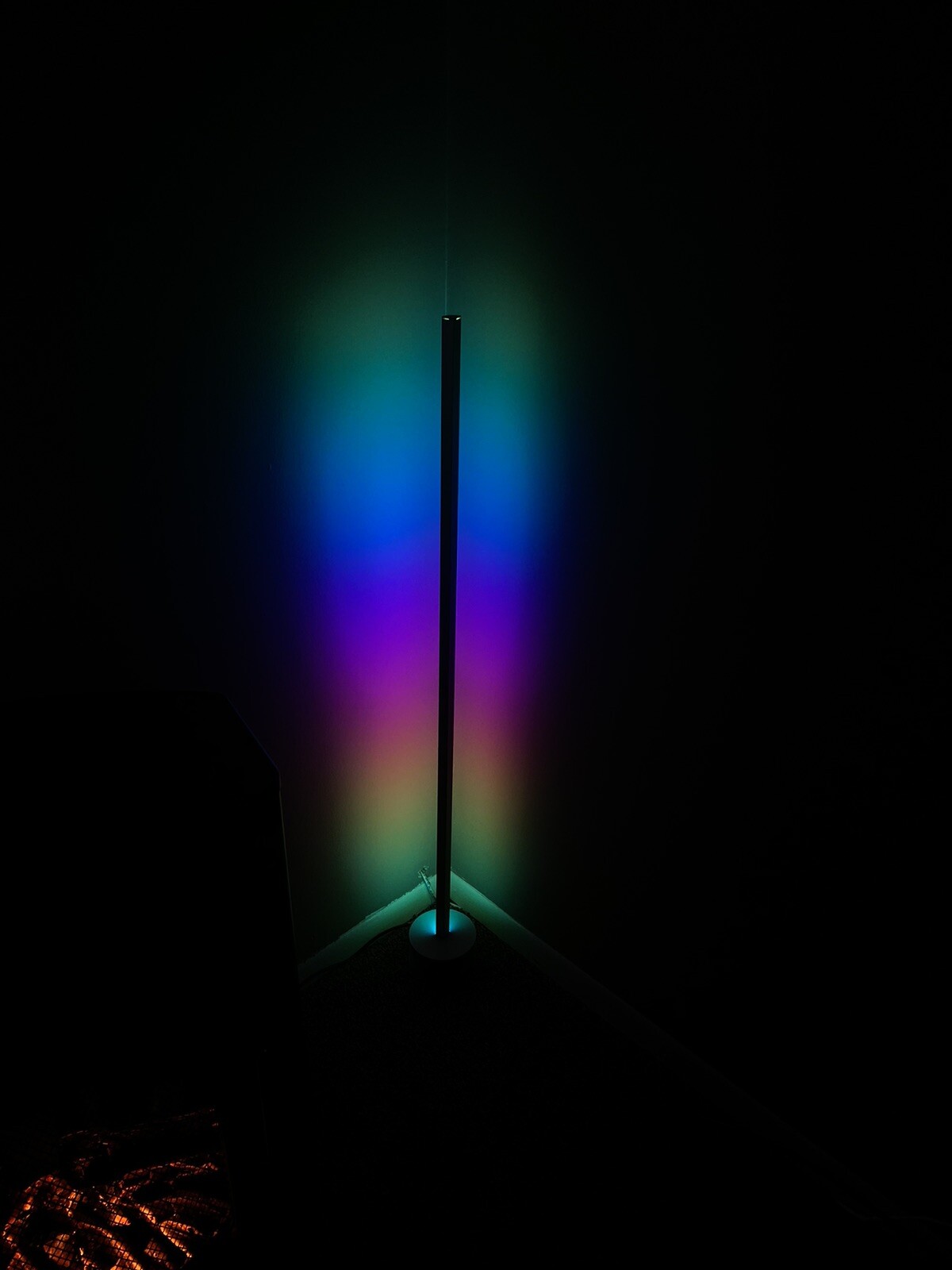 led corner floor lamp
