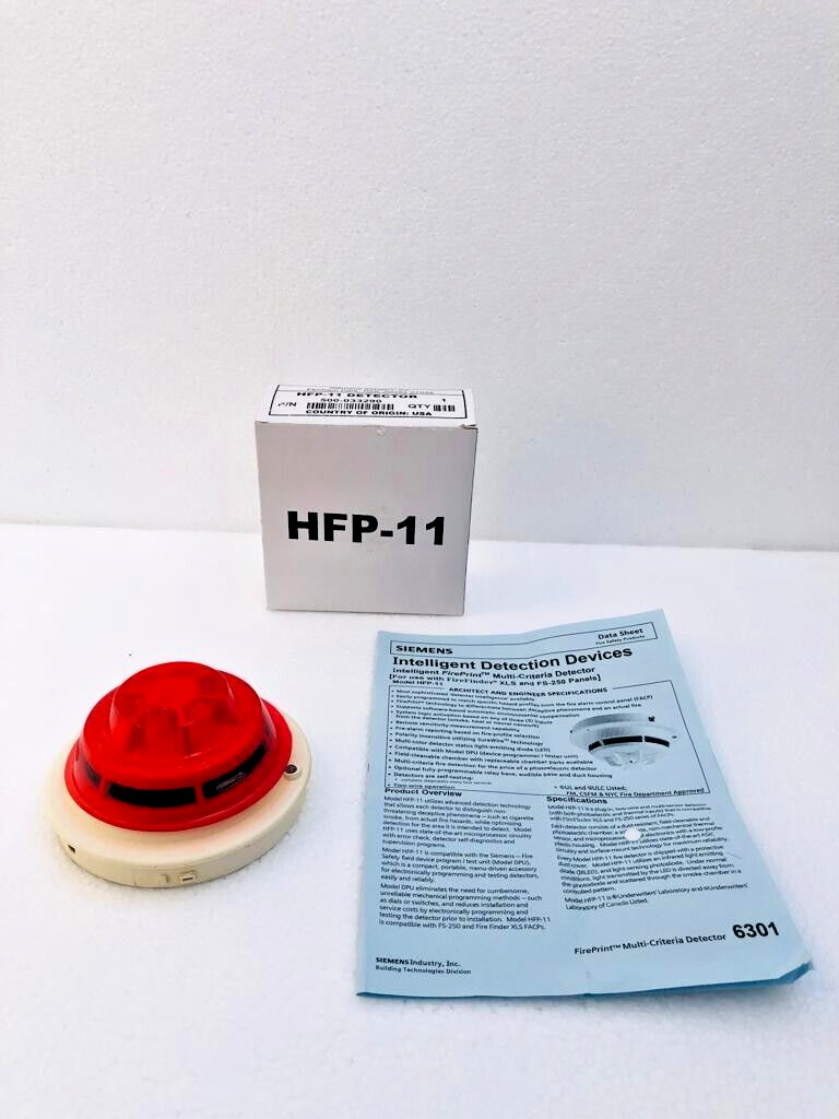 SIEMENS HFP-11 FIRE ALARM SMOKE HEAT DETECTOR HFP11