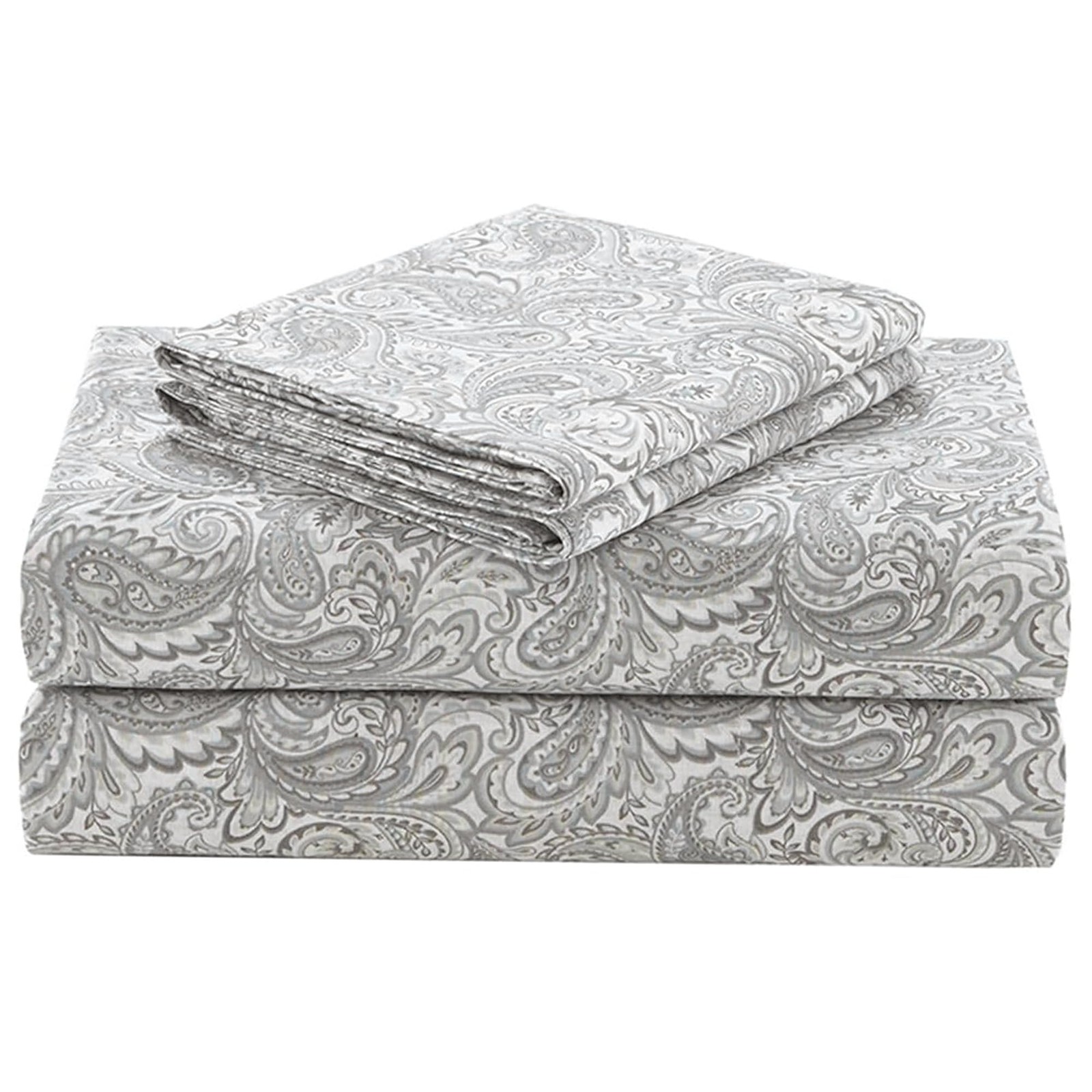 Comfort Spaces 100% Cotton Sheet Set Breathable, Lightweight, Soft with 14 Elast